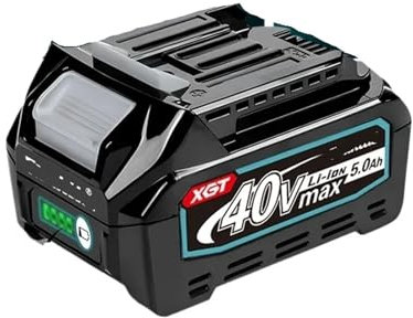 ARPZPPSK Lithiumbatterie, Kompatibel Mit Makita, 40-V-Batterie, BL4040-Ersatzwerkzeugbatterie, BL4020, BL4025, BL4050, BL4080, 40 V MAX XGT, 5,0 Ah, 4,0 Ah(5.0Ahbattery-1)