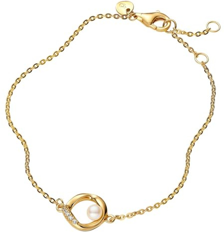 Pandora Damen-Armband mit goldener Perle 563830C01