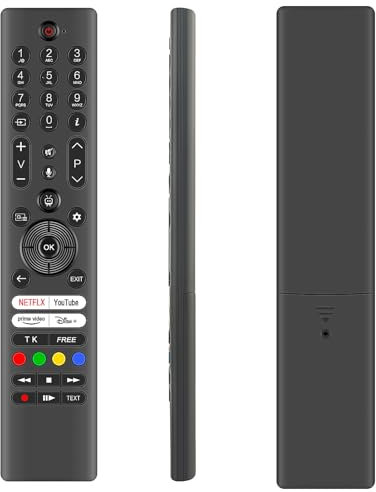 VINABTY Ersetzte Sprachfernbedienung Passend für Panasonic TB-43W60AEZ,TB-50W60AEZ,TB-55W60AEZ,TB-65W60AEZ,W60 Series 4K Ultra HD LED Smart TV, 2024, TiVo, Colour Engine 4K TV