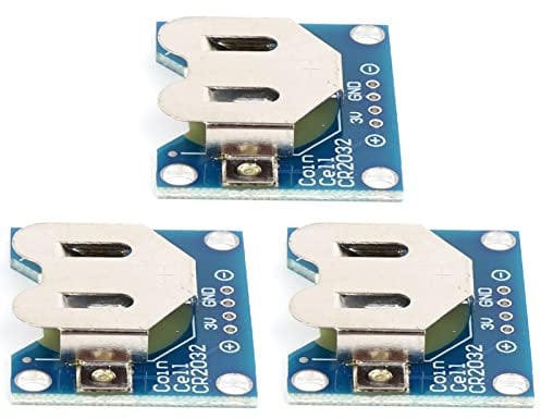 Garosa High-performance Vane/Wing-Pin Button Battery Holder for Cell 20mm, Easy to Use with 2.54mm Pin Port, Craftsmanship Assurance, Versatile Holder for Breadboard