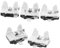 SHINEOFI 5Pcs Refrigerator Compressor Overload Thermal Protector to Fridge Overheat Protection Compatible with Various Freezers Durable Replacement Part for Enhanced Cooling