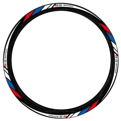 CFSJRXZ Adesivi Decorativi Adesivi per Cerchi Moto per BMW F650GS F750GS G310GS F 650 750 G 310 F650 F750 G310 GS Adesivi Antipioggia Set Completo(Colore 1)