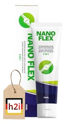 h2i Nano Flex Intensivbalsam für Gelenke & Muskeln | 3 x 50 ml | Gelenk-Gel – Linderung von Gelenkschmerzen & Unterstützung der Beweglichkeit