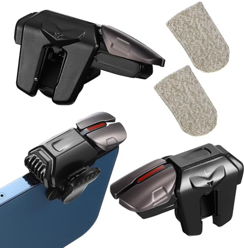 Angoily Mobile Auslöser und Fingerhandschuhe für Mobiles Gamingpc Material mit Kupferfaser Schützt Bildschirm vor Kratzern Kompatibel mit Meisten Smartphones