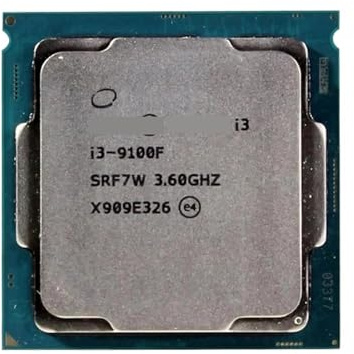 I3 9100F CPU 3,6 GHz Socket LGA 1151 Quad Core SRF7W/SRF6N Processeur d'ordinateur de Bureau