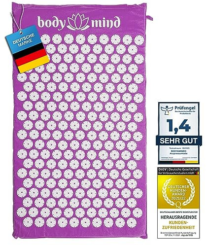 Akupressur-Matte Yogi Nagelmatte Ensptannungs- und Massagematte Akupunkturmatte zur Lockerung von Entspannungen für Körper und Geist mit 13.662 Spitzen (Größe XL (130x50cm))