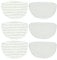 BettaWell Steam Microfiber Mop Refill Pads for Bissell Powerfresh 1940 Series Fits BGST1566 19404 B0017 1940A 1940Q 1940T 1940W 19402 19408 5938 (Pack of 6)