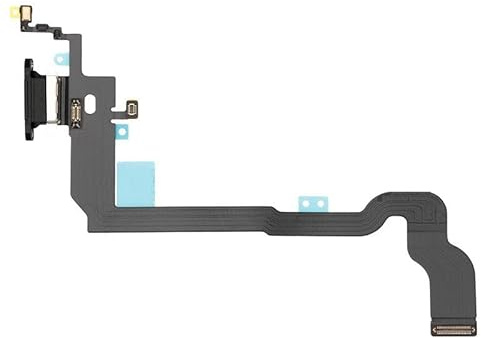 fonefunshop Charging Port For iPhone X Flex Black