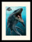 Jurassic World Fallen Kingdom 'Mosasaurus' montiert und gerahmt 30 x 40, 30 x 40 cm