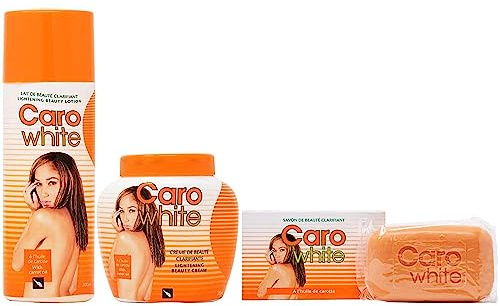 Caro White Set-3 (Lotion 10.14oz + Cream 10.14oz + Soap 6.3oz)