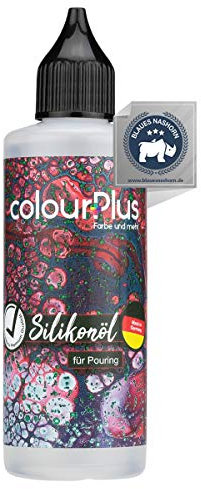colourPlus® Silikonöl - 82ml - Siliconöl für Pouring - Cell Creator - Silicon oil - Silikonöl Pouring - Made in Germany