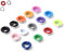 Kit de ojales de 400 piezas, mezcla de ojales metálicos de colores con arandelas de 400 piezas para tarjetas de artesanía de cuero Tarjeta de Scrapbooking Ropa Zapatos Bolsa Artesanías Proyectos de br