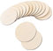 Zngou 18 PCS Wooden Discs 10cm Round Coasters Unfinished Blank Slices Cutouts MDF Circle Sign Natural Pieces for Crafts DIY Decorations Tags Ornaments Scrapbook Plaques