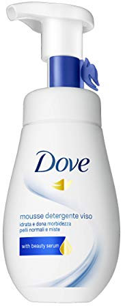 Dove Mousse Gesichtsreiniger, feuchtigkeitsspendend, für normale und Mischhaut, 160 ml