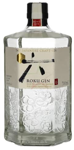 Roku Gin The Japanese Craft Gin 43,00% 0,70 Liter