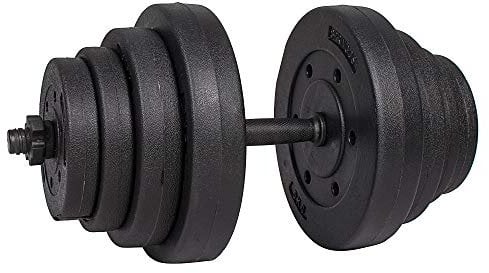 SPRINGOS Kurzhantel 20 kg Hantelset mit Schnellverschlüssen, Hantelscheiben 2x5 kg, 2x2,5 kg, 2x1,25 kg, 2x1 kg – Verstellbare Hantel für Fitness, Krafttraining und Bodybuilding