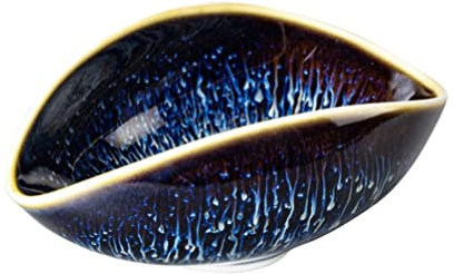 TOPBATHY Chinesische Tee-Schaufel, Vintage Porzellan, Cha He Tee-Gefäß, Keramik, Teelöffel, dekoratives Messen, für chinesische Kungfu Tee-Zeremonie, Zubehör