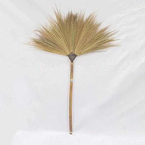 2 Pieces Thai Natural Grass Broom, Asian Broom, Witch Broom Handmade from Thailand