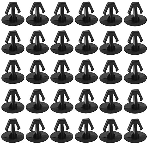 OTOTEC 30PCS Door Seal Trim Clips 91518-SM4-003 Compatible with Qashqai X-Trail Accord CivicC Plastic Seal Weatherstrip Clips Bonnet Edge Seal Clips