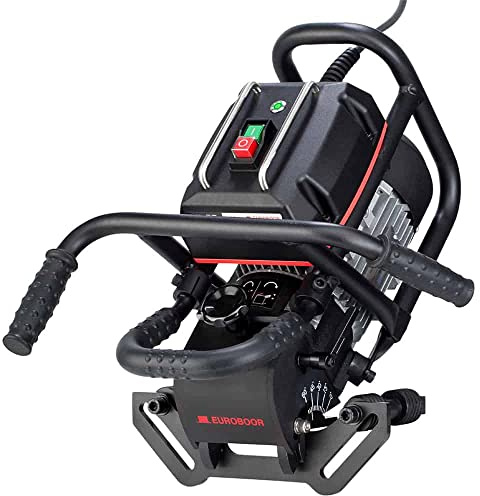 Euroboor B60 Elektrische Fräsmaschine - Stromversorgung 220 - 240 Volt, Anschluss EU-Stecker nach CEE 7/7 - Motorleistung 1100 Watt