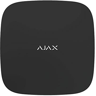 Ajax Hub2 4G - Schwarz - Überwachungs-Bedienfeld - Dual 4G GSM & Ethernet - Weltklasse-Sensortechnologie - Sicherheitssystem