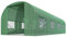 Plonos 9m2 Garten-Folientunnel-Gewächshaus – Gewächshaus Coche für Pflanzen –Gartenabdeckung aus PE-Folie – 8 Fenster mit Moskitonetz – Rahmen aus verzinktem Stahl – 2x4,5m – Grün