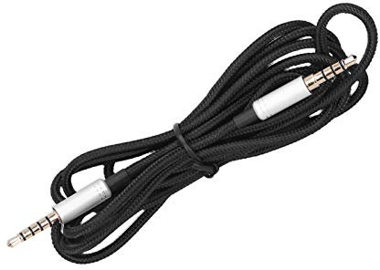 Cable de Audio Cable para Auriculares para Juegos, Cable Trenzado para Auriculares para Juegos Cable de Audio Compatible con Logitech G633 G933 Astro A10 A40 A30 A50