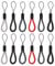 Amabro Adjustable Lanyard Finger Strap Wrist Lanyard Ring Lanyard Short Rope for Cell Phones, Phone Cases, Keys, Cameras, Etc(12PCS Multicolor)