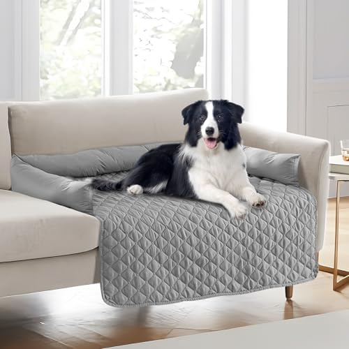 BORDEAG Hundebetten Hundekissen, 75 * 75cm Großes Hundebett, Sofabezug Für Hunde, Hundedecke Mit rutschfeste Mit Rand Sofakissen rutschfeste Hundedecke Auch Für Geeignet In Der Waschmaschine Waschbar