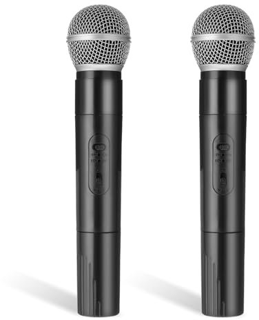 Prasacco 2 Stück Simulation Mikrofon, Kunststoff Kinder Mikrophone Prop Spielzeug für Kleidung, Fotografie, Geburtstagsparty