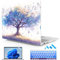 Lepeoac Case for Microsoft Surface Laptop 13.8 inch, 2024 Windows 11 Copilot+ PC, 7th Edition Touchscreen Display, Plastic Hard Shell Case with Keyboard cover & Screen protector, Colorful Musical Tree