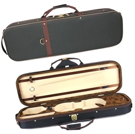 Violinkoffer Rucksack Doppelseitiger Trommel-Geigenkoffer 4/4 Doppelschulter Tragbar Wasserdicht Und Druckbeständig(3/4)