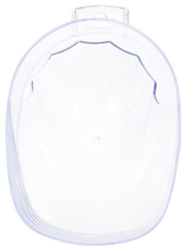 FOMIYES Cuenco De Manicura Para Remover Esmalte Herramienta De Empapado Para Uñas Para Cuidado De Manos y Suavización De Cutículas Transparente