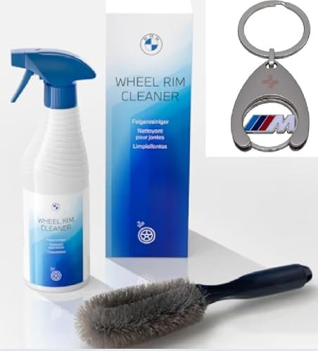 BMW MINI Felgenreiniger Set 500ml mit Spezialbürste Original Felgenpflege + Einkaufschip Neues Modell