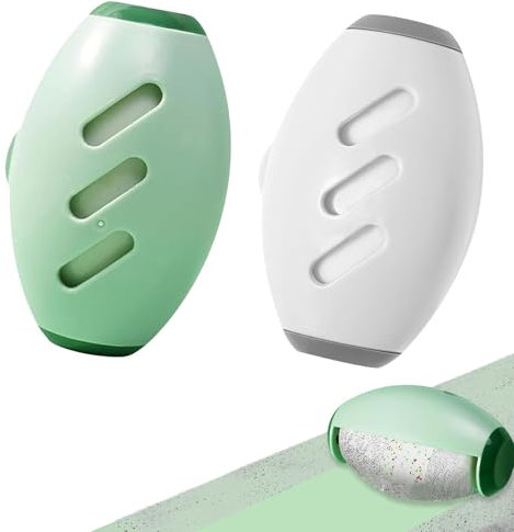 NICEWAT 2 Stück Wiederverwendbarer Fusselroller, Waschbarer Fusselrolle Tierhaare, Tierhaarentferner Fusselrolle, Reusable Lint Remover für Kleidung, Reisen, Haus