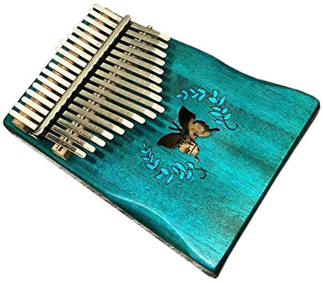 Toyvian 17-key Thumb Piano Musical Instrument Portable Easy to Play Perfect for Beginners Unique Design for Home Decor