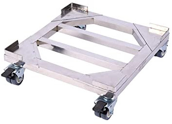 Socle Lave Linge, Support de machine à laver, socle de réfrigérateur mobile antirouille avec 4 roues, longueur/largeur 42-60 cm, peut choisir la base à roulettes pour lave-vaisselle, machine à glaçon