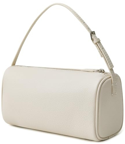 DAILANDO Kleine Leder-Handtasche mit Tragegriff für Damen | Little Boston Mini-Umhängetasche mit verstellbarem Riemen, für tägliche Veranstaltungen, Partys, Verabredungen