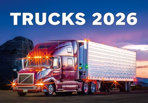 Trucks LKW Kalender 2026 Wandkalender Wall Calendar 45x31,5cm