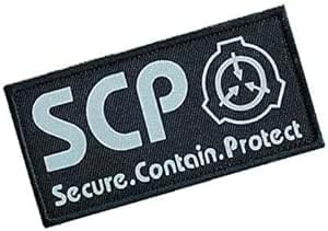 SCP Foundation-Logo, Militär-Logo, Militär, Klettverschluss, Moral leuchtend, taktische Tasche, Zubehör, 1 Stück