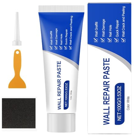 Reparatur-Set für Wandlöcher – Spachtelmasse, einfache Lösung | Reparatur-Sets für Löcher in Gipsplatten, für Decke, Türen, Haus, Wohnung