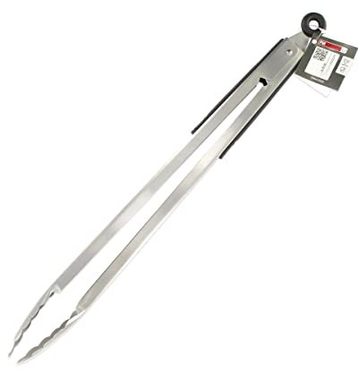 Fm Professional 21355 Alicate Gigante Barbacoa, Acero Inoxidable, Gris, 44,5 x 6 x 4 cm