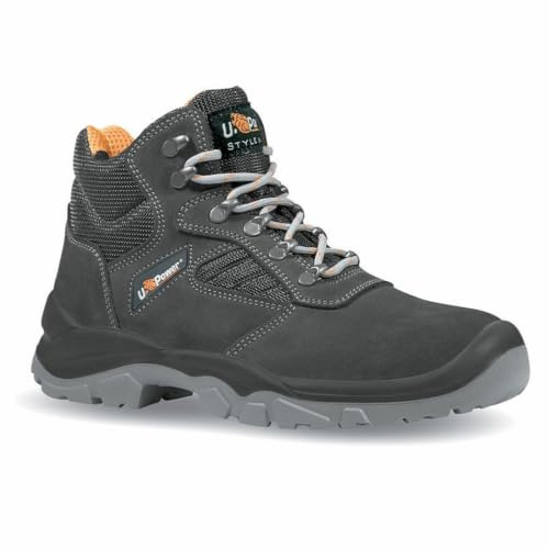 U-Power - Chaussures de sécurité hautes classiques REAL - Environnements secs - S1P SRC 47 Gris Foncé
