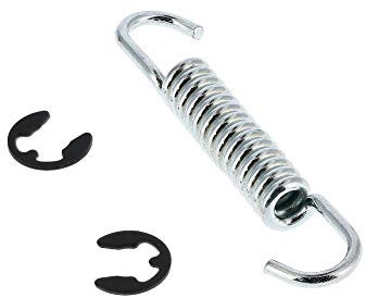 Set: Feder + 2x Sicherungsscheibe, für Bremsbacken - für Simson S51, S50, Schwalbe KR51, SR4, SR50