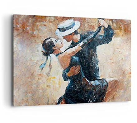 ARTTOR Leinwandbild 100x70cm Wandbild Menschen Mode - 3773