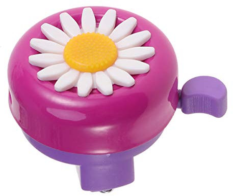 LIOOBO Kinder Fahrrad Mädchen Fahrrad Glocken Kleinkind Fahrradteile Fahrrad Horn Zubehör Blumen Rose Lila