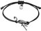 Max Palmer Armband mit Flamingo Anhänger [02.] - Band: schwarz | Anhänger: schwarz