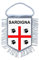 Akachafactory Wimpel mini Flagge Fahne flaggen miniflagge sardinien sardinische