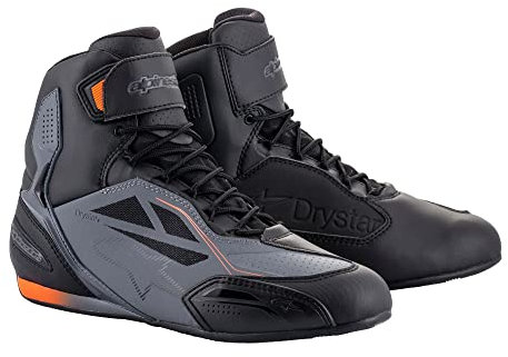 Alpinestars Faster-3 DryStar Motorradschuhe (Black/Gray,9 (42))