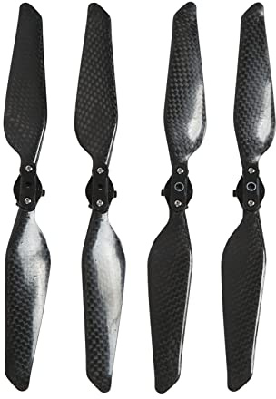 Dilwe Kohlefaser-Propeller, Schnellspanner-Kohlefaser-Propeller für FIMI X8 SE, Aero-Teile, Drohnenblätter für FPV Flieger, Modelbau, Profispieler und Lerne